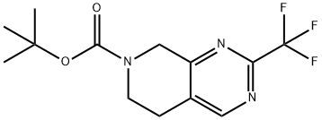 tert-butyl 2-(trifluoroMethyl)-5,6-dihydropyrido[3,4-d]pyriMidine-7(8H)-carboxylate Structure