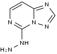 1-([1,2,4]TRIAZOLO[1,5-F]PYRIMIDIN-5-YL)HYDRAZINE,877402-55-6,结构式