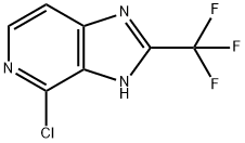 4-chloro-2-(trifluoromethyl)-3H-imidazo[4,5-c]pyridine 结构式