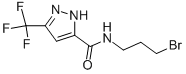 N-(3-BROMOPROPYL)-3-(TRIFLUOROMETHYL)-1H-PYRAZOLE-5-CARBOXAMIDE,877402-84-1,结构式