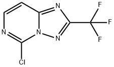 5-CHLORO-2-(TRIFLUOROMETHYL)-[1,2,4]TRIAZOLO[1,5-F]PYRIMIDINE Structure