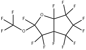 Perfluoro(3-methoxy-2-oxabicyclo[3.3.0]octane) Struktur