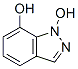 1H-Indazol-7-ol,  1-hydroxy- Struktur