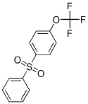 フェニル(4-トリフルオロメトキシフェニル)スルホン 化学構造式