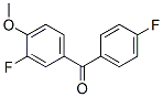 3,4'-difluoro-4-methoxybenzophenone,87750-58-1,结构式