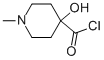 4-Piperidinecarbonyl chloride, 4-hydroxy-1-methyl- (9CI)|