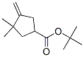 Cyclopentanecarboxylic acid, 3,3-dimethyl-4-methylene-, 1,1-dimethylet hyl ester 结构式