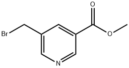 methyl 5-(bromomethyl)nicotinate Struktur