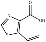 4-Thiazolecarboxylic  acid,  5-ethenyl- 结构式