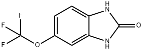 5-(トリフルオロメトキシ)ベンゾイミダゾール-2(3H)-オン 化学構造式