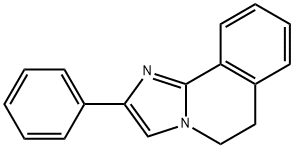 2-Phenyl-5,6-dihydroimidazo(2,1-a)isoquinoline,87773-10-2,结构式