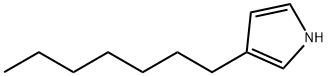 3-庚基吡咯, 878-11-5, 结构式