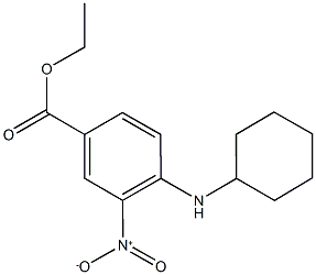 4-(cyclohexylamino)-3-nitro-benzoic acid ethyl ester|4-(环己氨基)-3-硝基-苯甲酸乙酯