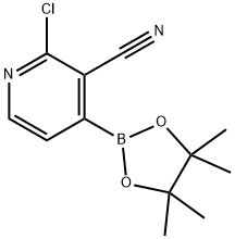 2-Chloro-3-cyano-4-(4,4,5,5-tetramethyl-[1,3,2]dioxaborolan-2-yl)pyridine price.
