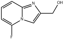 (5-FLUOROIMIDAZO[1,2-A]PYRIDIN-2-YL)METHANOL 化学構造式