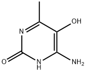2(1H)-Pyrimidinone, 4-amino-5-hydroxy-6-methyl- (9CI) Struktur