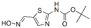 Carbamic  acid,  [5-[(E)-(hydroxyimino)methyl]-2-thiazolyl]-,  1,1-dimethylethyl  ester  (9CI) Structure
