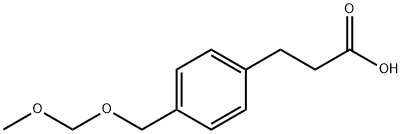 Benzenepropanoic acid, 4-[(methoxymethoxy)methyl]- (9CI)|