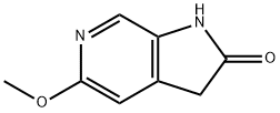 5-甲氧基-1H-吡咯并[2,3-C]吡啶-2(3H)-酮 结构式