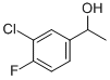 1-(3-氯-4-氟苯基)乙醇-1-醇 结构式