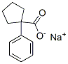 1-Phenyl-1-cyclopentanecarboxylic acid sodium salt,878761-33-2,结构式