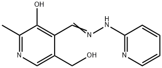 2-Methyl-4-[[2-(2-pyridinyl)hydrazono]methyl]-5-(hydroxymethyl)pyridine-3-ol|