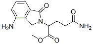 4-amino-a-(3-amino-3-oxopropyl)1,3-dihydro-1-oxo-2H-Isoindole-2-aceticacidmethylester Structure