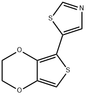 Thiazole,  5-(2,3-dihydrothieno[3,4-b]-1,4-dioxin-5-yl)- 结构式