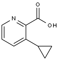 3-cyclopropylpicolinic acid Struktur