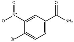 4-溴-3-硝基苯甲酰胺 结构式