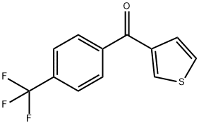 3-(4-TRIFLUOROMETHYLBENZOYL)THIOPHENE Structure