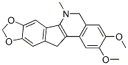 2,3-dimethoxy-6-methyl-8,9-(methylenedioxy)-11H-indeno(1,2-c)isoquinoline,87922-29-0,结构式