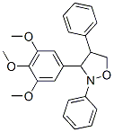 Isoxazolidine,  2,4-diphenyl-3-(3,4,5-trimethoxyphenyl)- Structure