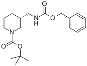 (R)-3-((((苄氧基)羰基)氨基)甲基)哌啶-1-羧酸叔丁酯,879275-35-1,结构式