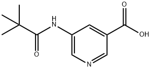 5-(2,2-DIMETHYL-PROPIONYLAMINO)-NICOTINIC ACID|5-[(2,2-二甲基丙烷酰基)氨基]烟酸