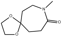 1,4-Dioxa-8-azaspiro[4.6]undecan-9-one, 8-Methyl- Struktur