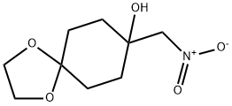 8-(nitromethyl)-1,4-dioxaspiro[4.5]decan-8-ol, 879514-21-3, 结构式