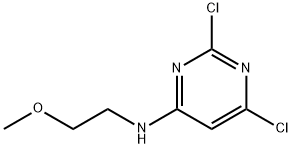 2,6-二氯-N-(2-甲氧基乙基)嘧啶-4-胺,879609-73-1,结构式