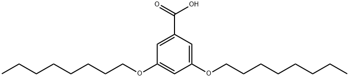 3,5-二(辛氧基)苯甲酸 结构式