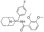 87964-79-2 2,3-dimethoxy-N-(9-(4-fluorobenzyl)-9-azabicyclo(3.3.1)nonan-3-yl)benzamide