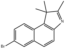 7-ブロモ-1,1,2-トリメチル-1H-ベンゾ[E]インドール 化学構造式