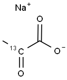 PYRUVIC-2-13C ACID SODIUM SALT Struktur