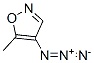 Isoxazole, 4-azido-5-methyl- (9CI) 结构式