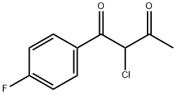 1,3-Butanedione, 2-chloro-1-(4-fluorophenyl)- (9CI) 化学構造式