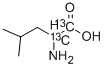 DL-LEUCINE-1,2-13C2 Structure