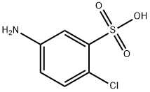 4-クロロアニリン-3-スルホン酸 化学構造式