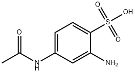 4-乙酰氨基-2-氨基苯磺酸,88-64-2,结构式