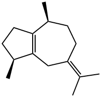 愈创木烯 结构式