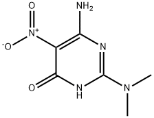 6-Amino-2-(dimethylamino)-5-nitro-4(1H)-pyrimidinone Structure