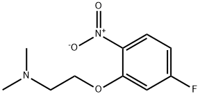 ETHANAMINE,2-(5-FLUORO-2-NITROPHENOXY)-N,N-DIMETHYL- Structure